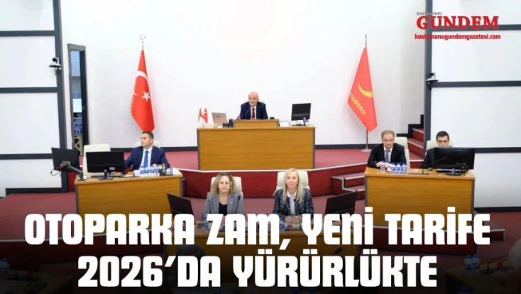Otoparka Zam, Yeni Tarife 2026’da Yürürlükte