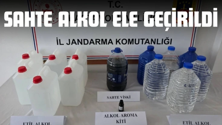 Sahte Alkol Ele Geçirildi