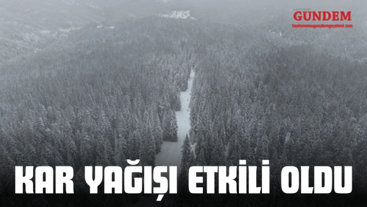 Yüksek Kesimlerde Kar Yağışı Etkili Oldu