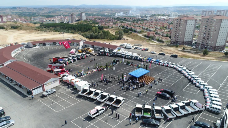 73 araçlık dev hizmet ağı