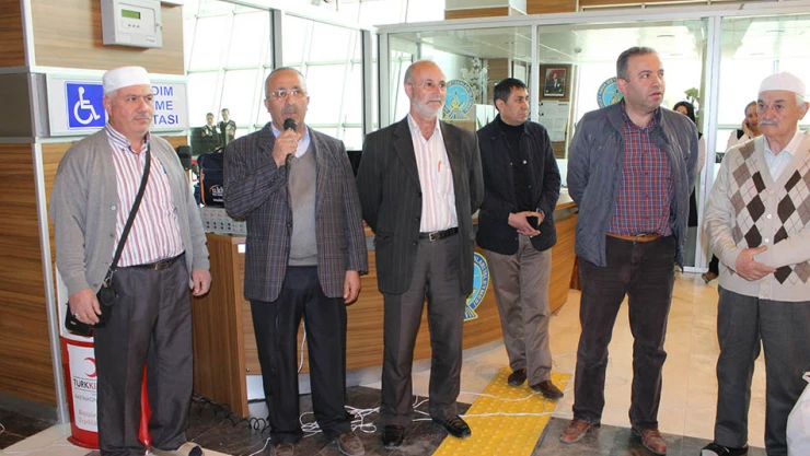 20 umreci kutsal topraklara uğurlandı