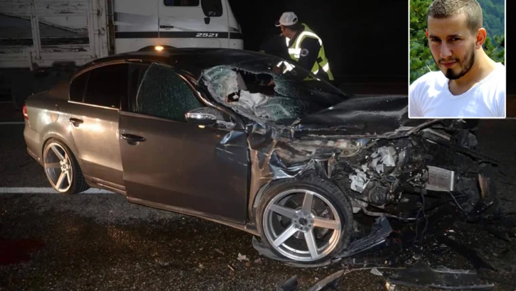 28 yaşındaki genç, kaza kurbanı