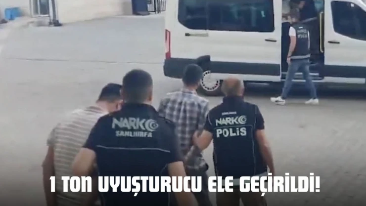 1 Ton Uyuşturucu Ele Geçirildi!