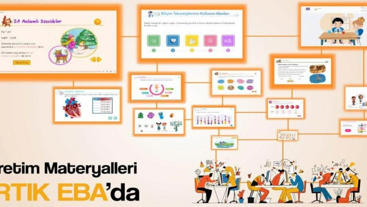 101 Yeni Öğretim Materyali EBA'da Yayımlandı