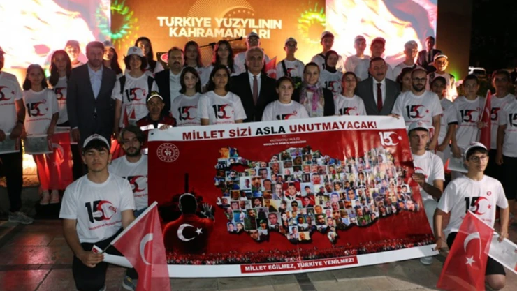 15 Temmuz Sancak Koşusu düzenlendi