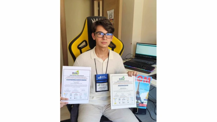 16 yaşındaki Egehan, Dünya Birincisi Oldu