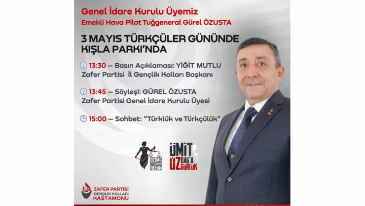 3 Mayıs Türkçüler Günü Kutlanacak