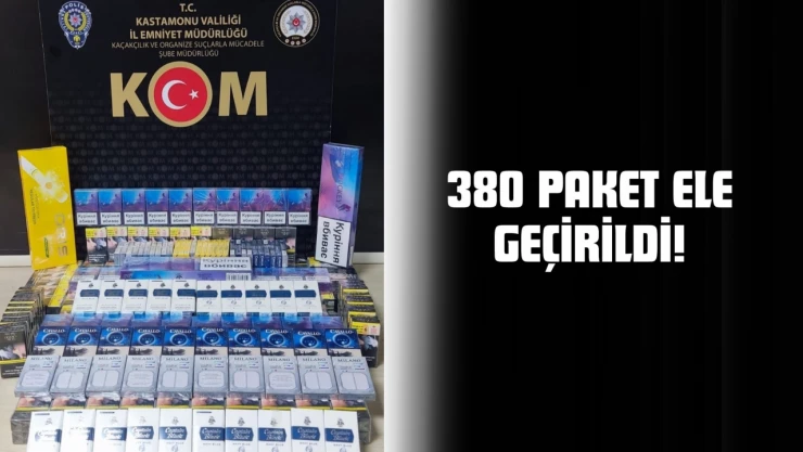 380 Paket Ele Geçirildi!