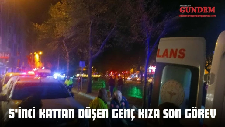 5'inci Kattan Düşerek Hayatını Kaybeden Genç Kıza Son Görev!