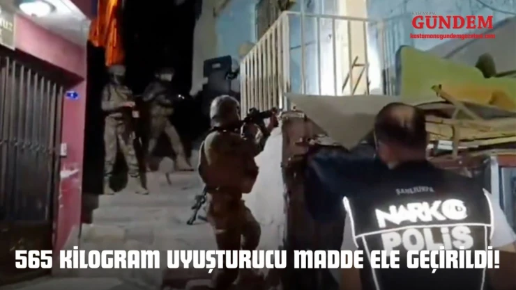 565 Kilogram Uyuşturucu Madde Ele Geçirildi!