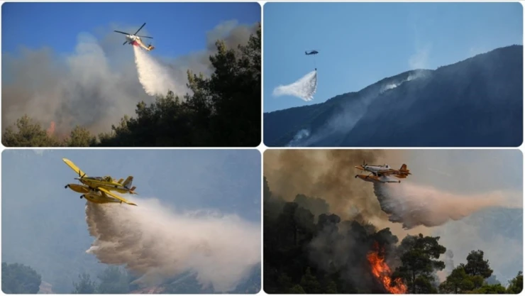 612 Orman Yangınına Müdahale Edildi