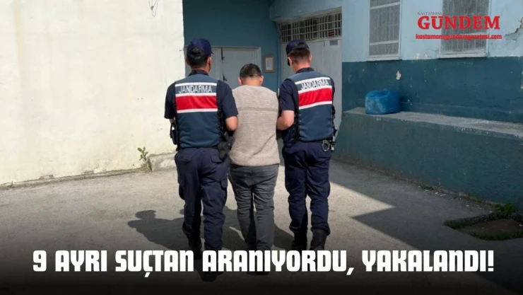 9 Ayrı Suçtan Aranıyordu, Yakalandı!