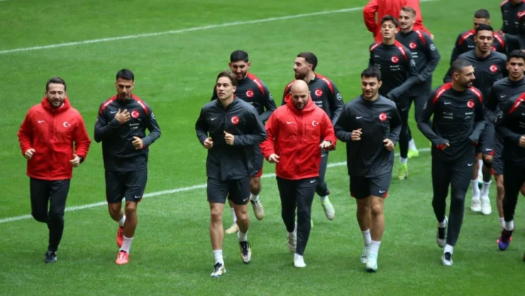 A Millî Takım, Karadağ Öncesi Son Çalışmasını Yaptı