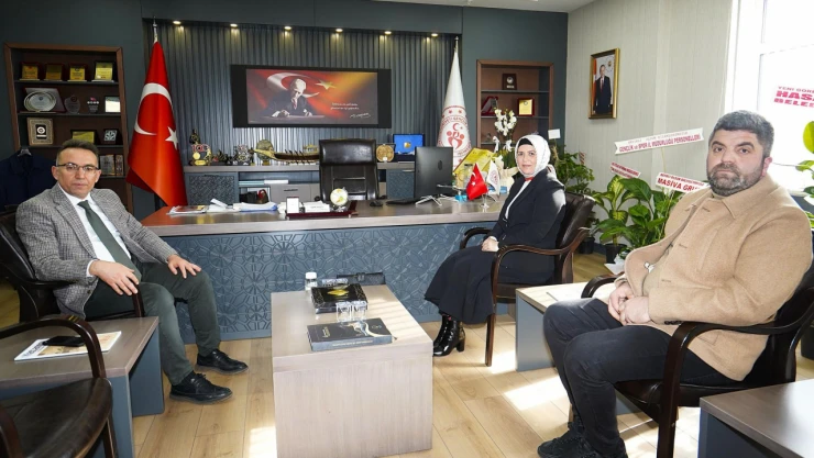 Abana Belediye Başkanı Seda Oyar'dan Yeni Müdüre Ziyaret