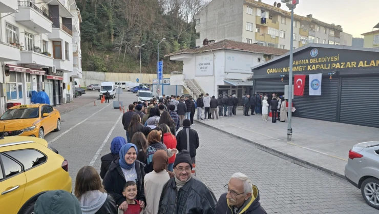 Abana'da Gönül Sofrası'na Yoğun İlgi