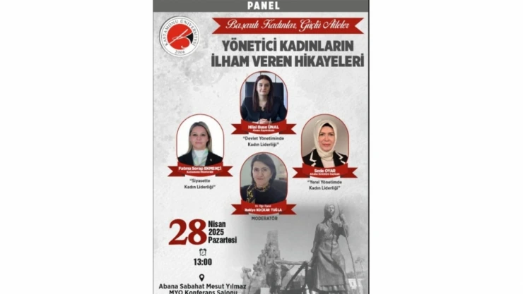 Abana'da Kadınlara İlham Verecek Panel Düzenleniyor