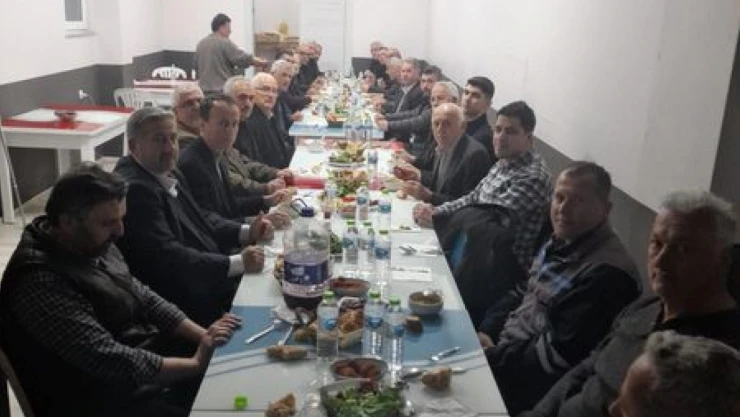Abana muhtarları iftarda buluştu