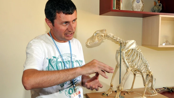 ADÜ, hayvan iskeletlerinde marka oldu