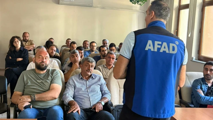 AFAD, Afet Farkındalık Ve Yangın Farkındalık Eğitimi Verdi