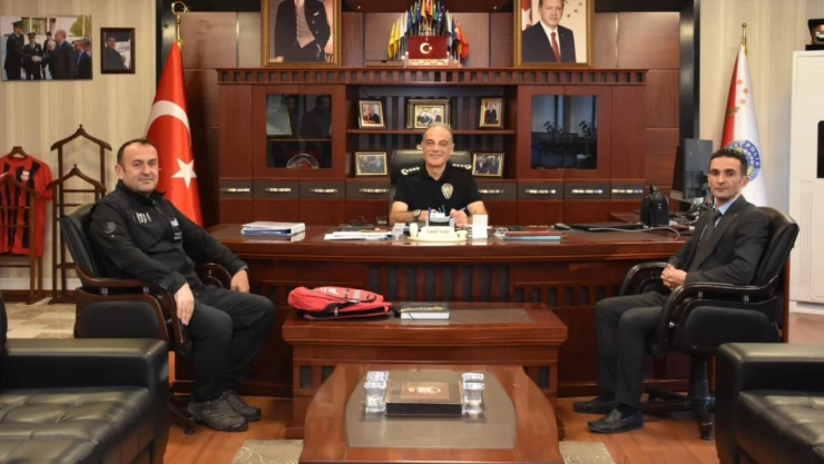 AFAD Müdürü Tüfekci'den Emniyet Müdürü Taş'a Ziyaret