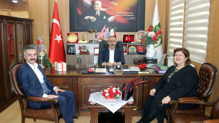 Ağlı Belediye Başkanı Bülent Ergin'de Ziyaret