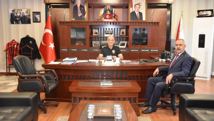 Ağlı Belediye Başkanı'ndan İl Emniyet Müdürü Taş'a Ziyaret