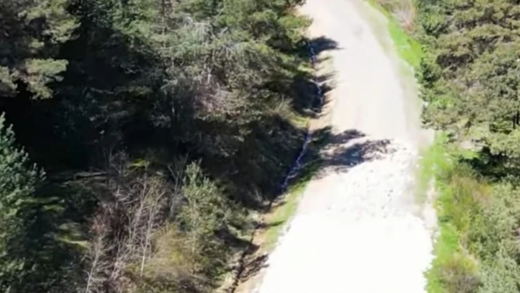 Ağlı'da Yolun Alt Zemini Sağlamlaştırıldı