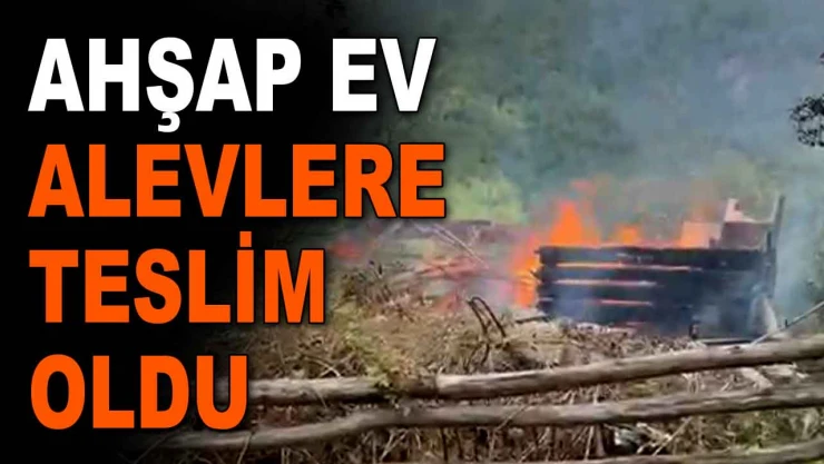 Ahşap Ev Küle Döndü