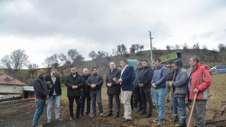 AK Parti Heyetinden Yangınzedelere Ziyaret