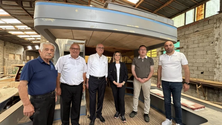 AK Parti İl Başkanı Sevgilioğlu'ndan Baldeniz Tersanesi'ne Ziyaret