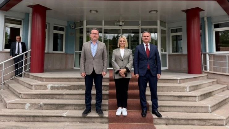 AK Parti İl Başkanı Sevgilioğlu'ndan İLBANK Bölge Müdürü'ne Ziyaret