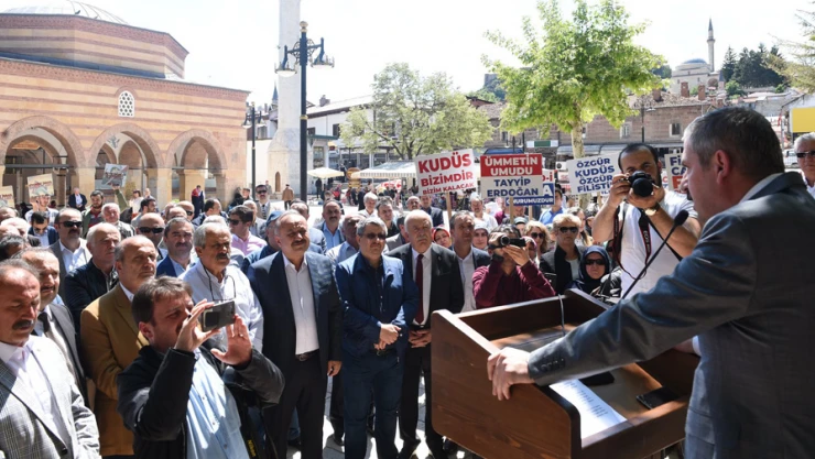 AK Parti, İsrail'i protesto etti