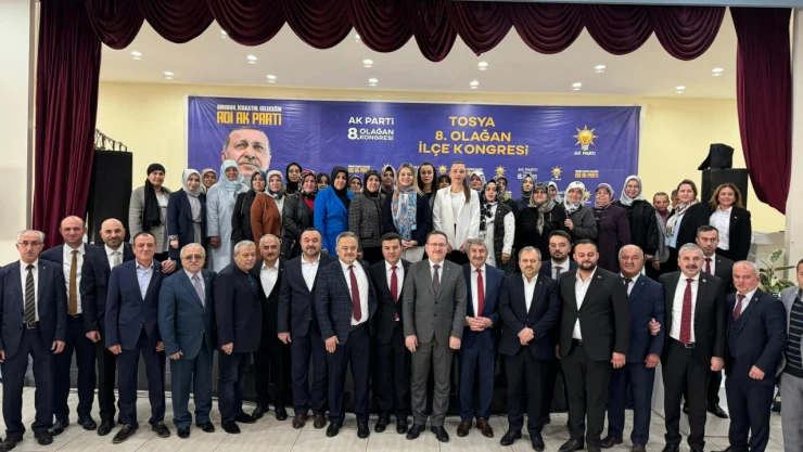 AK Parti Tosya 8'inci Olağan İlçe Kongresi Yapıldı