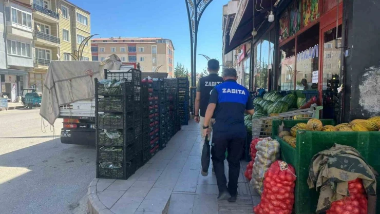Alaca'da Gıda Güvenliğine Karşı Zabıta Ekipleri Denetimlerini Arttırdı