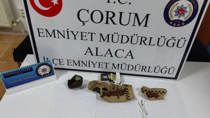 Alaca'da Uyuşturucu Tacirlerine Operasyon: 1 Kişi Tutuklandı