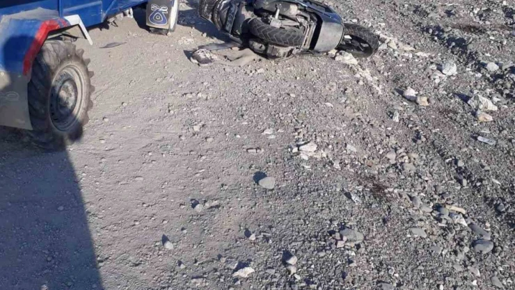 Motosiklet Kazası: 1 Yaralı