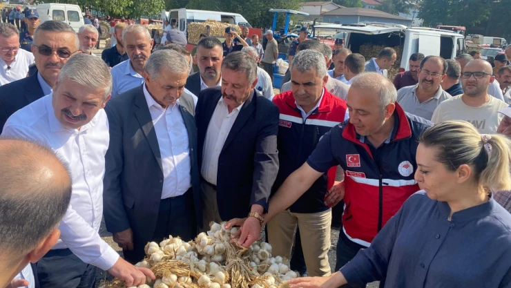 Alatarla Sarımsak Pazarı'na Üst Düzey Ziyaret