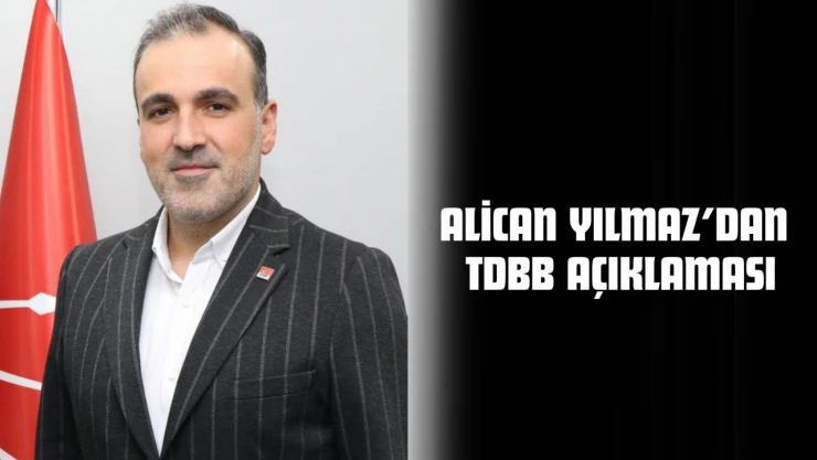 Alican Yılmaz'dan TDBB Açıklaması: 'Aldığımız Bu Karar İlkesel Bir Tavırdır'