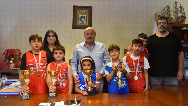 AllStar Basketbol Takımından Başkan Arslan'a Ziyaret