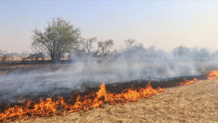 Anız Yangınlarına Karşı Tebliğ Yayınlandı