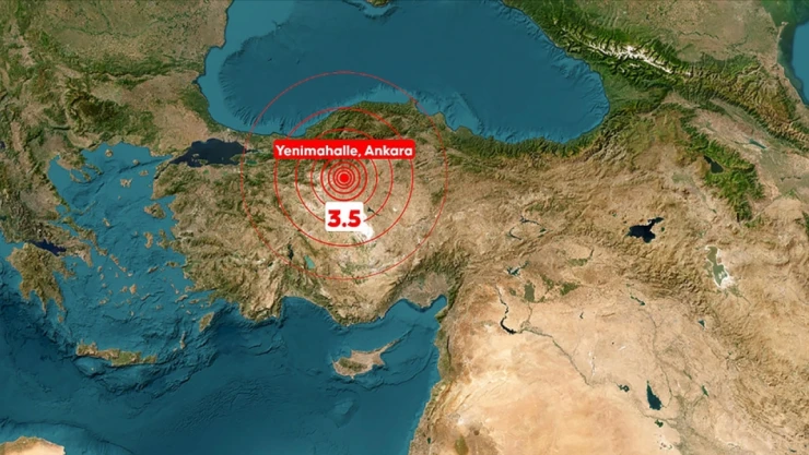 Ankara'da Deprem!