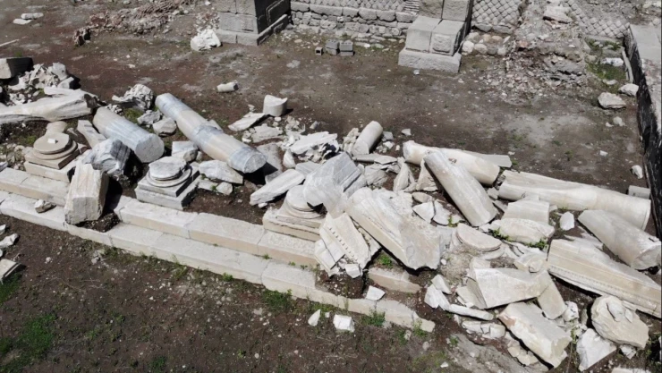 Depremin İzleri Bin 600 Yıl Sonra Siliniyor