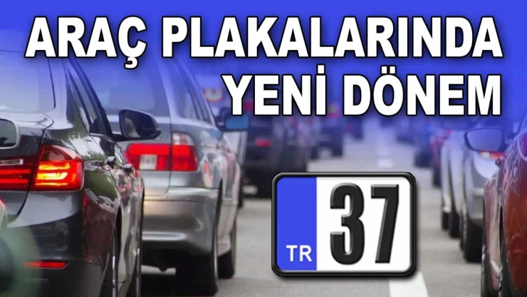 Araç Plakalarında Yeni Dönem