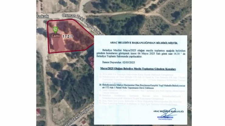 Araç'ta Tartışma Yaratacak Arsa Satışı