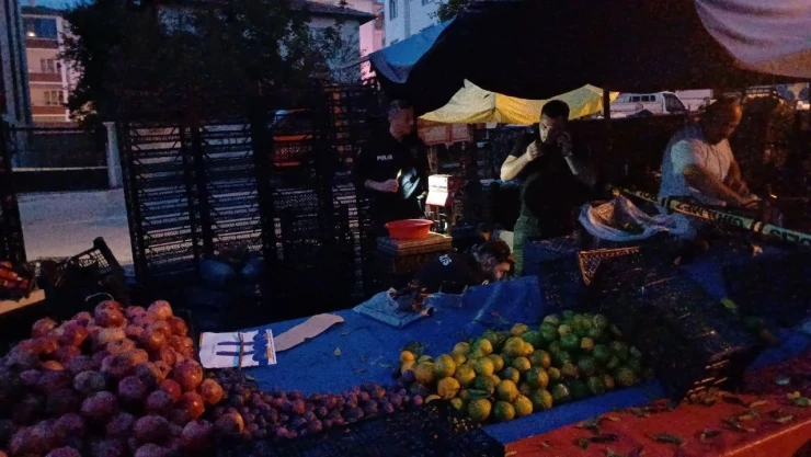 Pazarcıyı Tezgahı Başında Vurdu