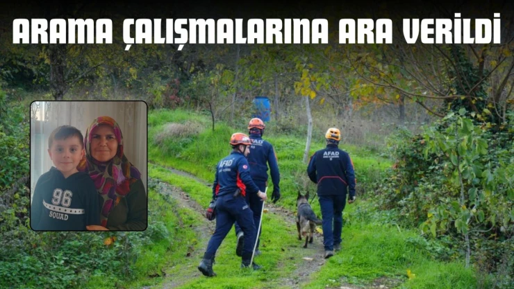 Arama Çalışmalarına Ara Verildi