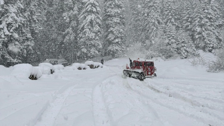 Arazi Araçlarıyla Kar Keyfini Yaşadılar