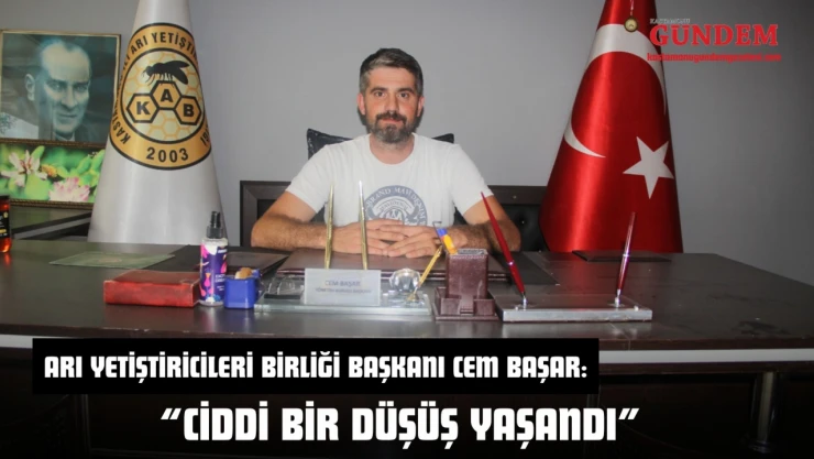 Arı Yetiştiricileri Birliği Başkanı Cem Başar: 'Ciddi Bir Düşüş Yaşandı'
