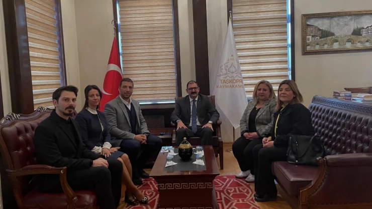 Atatürkçü Düşünce Derneği'nden Kaymakam Demirdağ'a Ziyaret