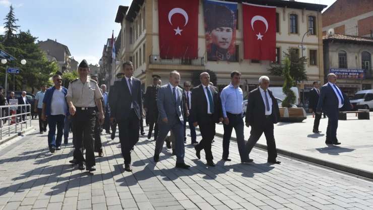 Atatürk'ün Taşköprü'ye gelişinin 92'nci yılı kutlandı